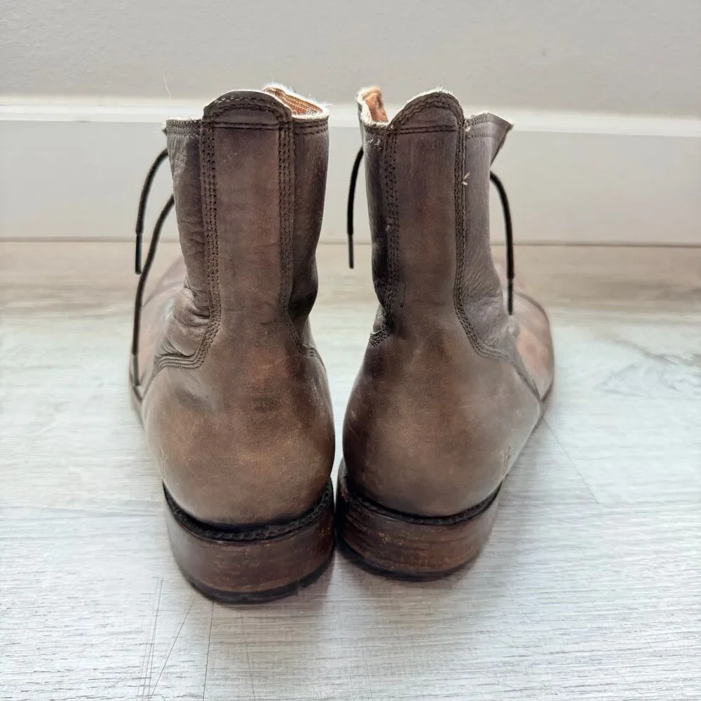 Frye Men Bowery Bal Laced Up Shoes (11D) Brown 3480529